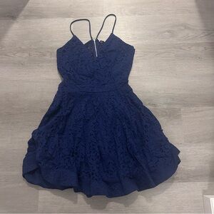 Windsor Navy Lace Dress